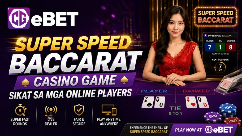 Super Speed Baccarat Casino Game Sikat sa Mga Online Players